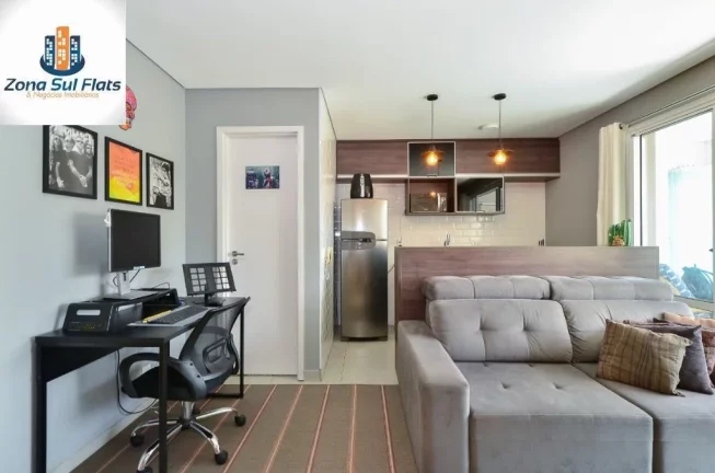 Foto do imóvel Apartamento à Venda No Campo Belo Com 1 Suíte e 1 Vaga em RUA VIAZA