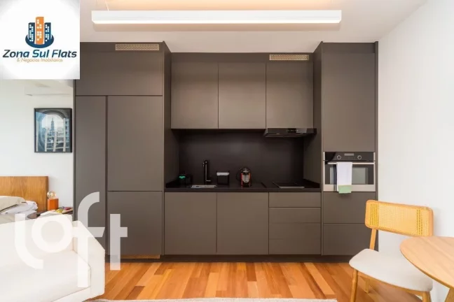 Imagem Apartamento Mobiliado à Venda No Itaim Bibi Com 1 Dormitório e 1 Vaga