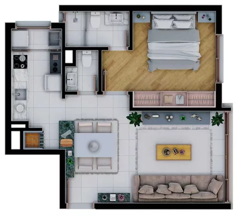 Imagem Residencial Belize - Apartamento à venda no bairro Jardim São Pedro - Porto Alegre/RS