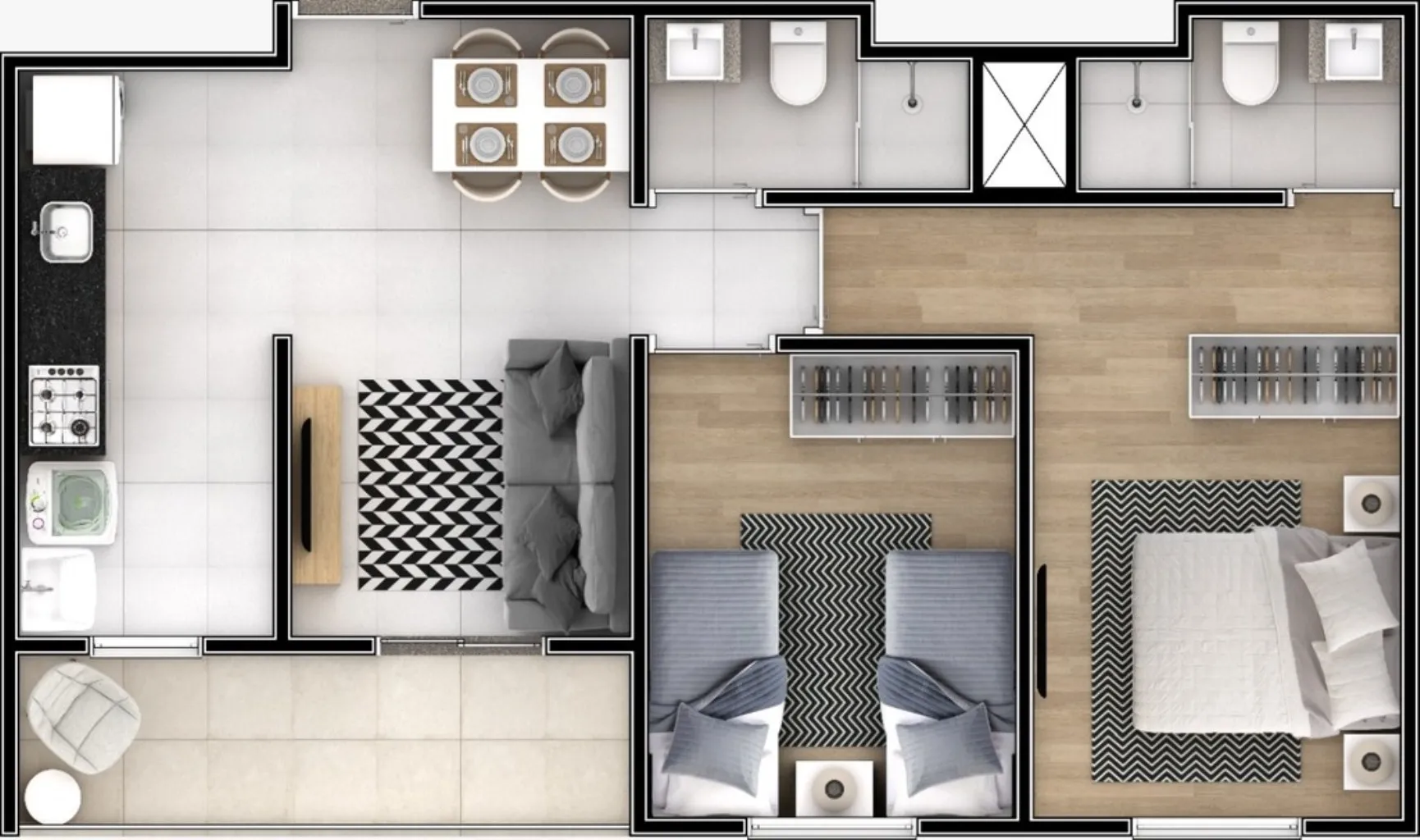Imagem Apartamento 3 quartos em Cotia SP, apartamento 3 dormitórios em Cotia SP, apartamento em obra em Cotia SP, comprar apartamento em construção Cotia SP