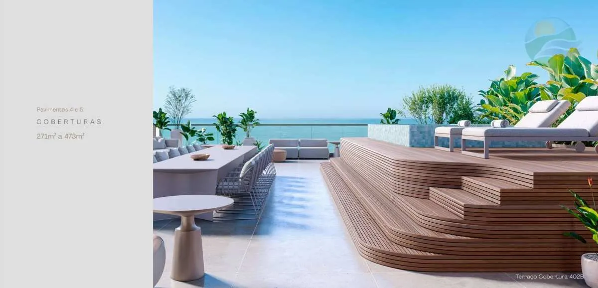 Foto do imóvel Cobertura de Luxo, 4 Suites, 271m2, VENDA, Pé na areia, João Pessoa, Paraíba. em Avenida Governador Argemiro de Figueiredo