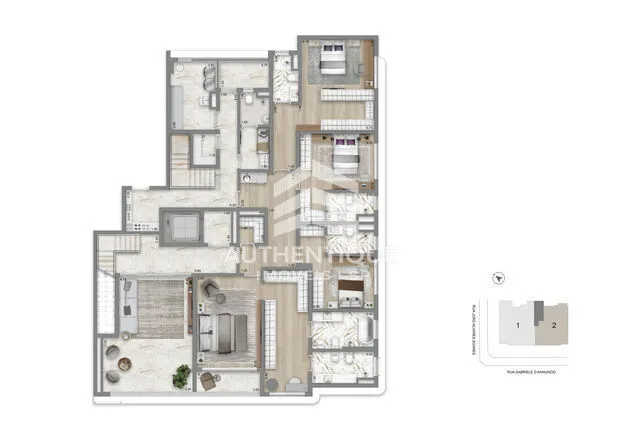 Imagem CASA GABRIELE CAMPO BELO - Apartamento à venda no bairro Campo Belo - São Paulo/SP, Zona Sul