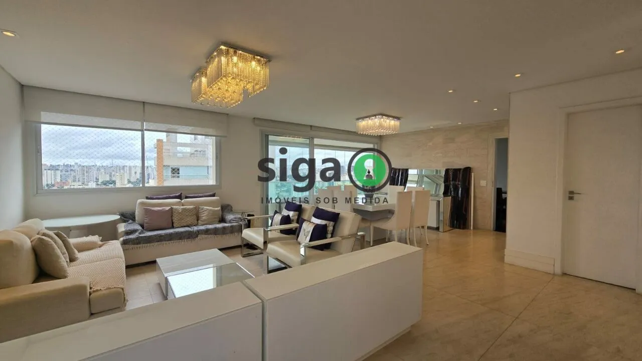 Foto do imóvel Brooklin - 198 m² - Andar Alto - 3 Suítes - Varanda Gourmet - Quadra de Tênis