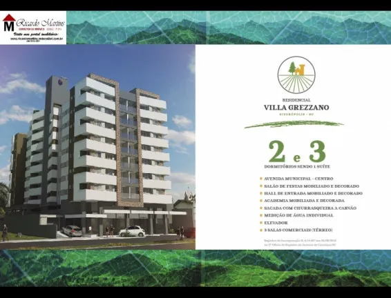 Imagem Apartamento com 2 Quartos à Venda ou Temporada, 61 m²em Centro - Siderópolis