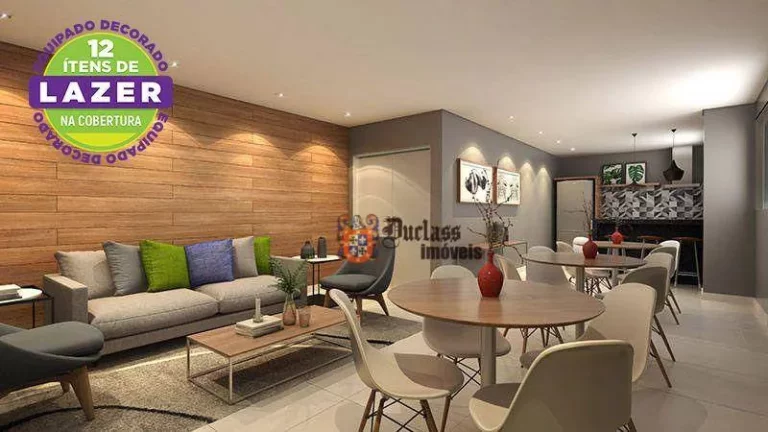 Imagem Apartamento com 2 dormitórios à venda, 39 m² por R$ 281.089 - Vila Sacadura Cabral - Santo André/SP