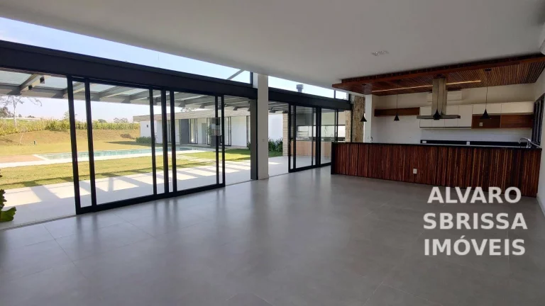 Imagem Casa térrea com piscina e 5 suítes no Condomínio Terras de São José II em Itu SP ac:550m2 at:2.131m2 muito bem localizada no condominio