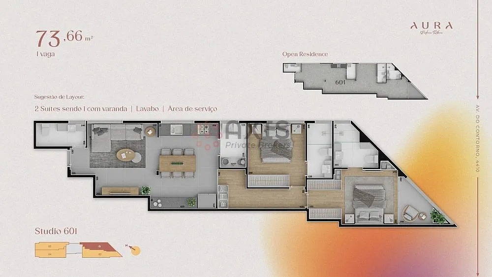 Imagem Apartamento 2 quartos no Funcionários - Lazer