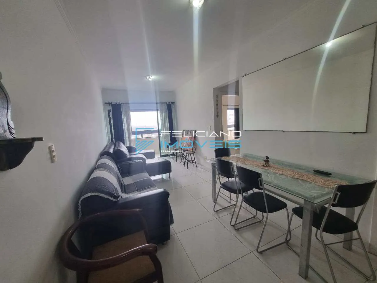 Imagem Apartamento com 1 quarto, Balneário Maracanã, Praia Grande - R$ 330 mil, Cod: 6526