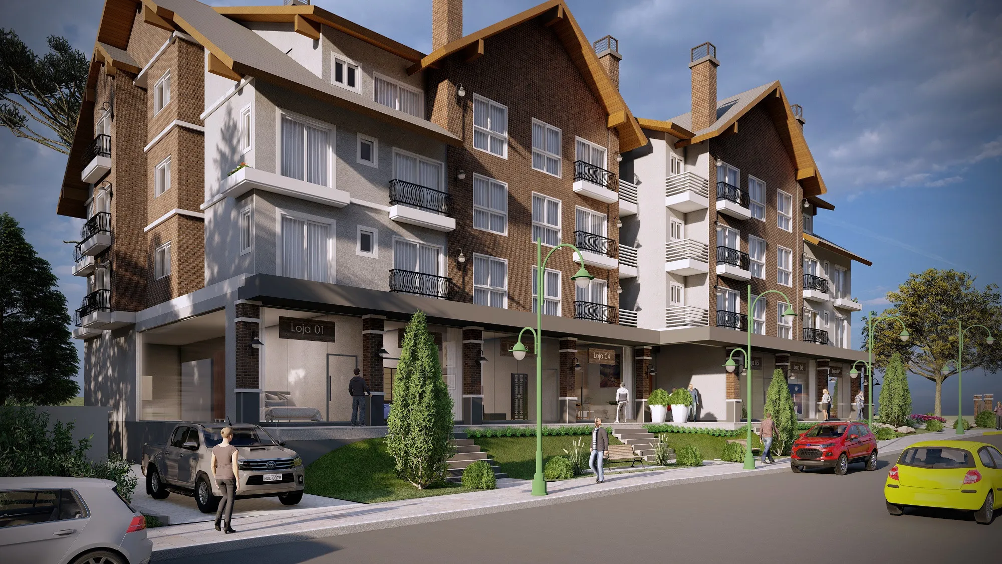 Imagem Apartamento à venda em Gramado, Av. Central, com 2 quartos, 84.69m2