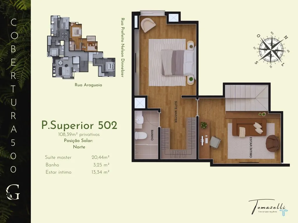 Imagem Apartamento à venda em Gramado, Piratini, com 1 quarto, 40.2m2