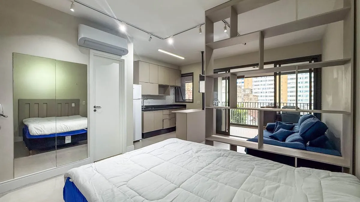 Imagem Apartamento com 1 Quarto para alugar, 38m² - Pinheiros