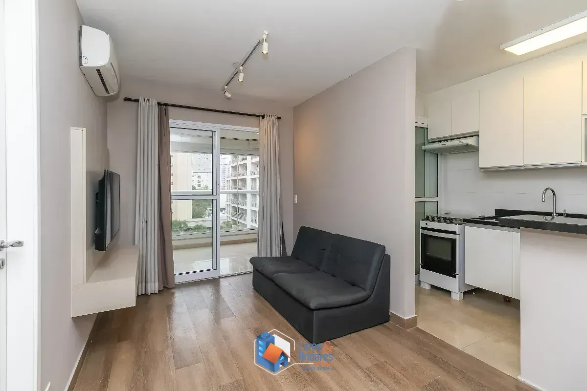 Foto do imóvel Apartamento para venda em Indianópolis com 1 quarto, sendo 1 suíte, 48m² em Avenida Jandira