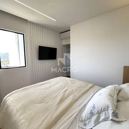Imagem Apto mobiliado | Jaraguá Esquerdo | Suíte c/closet + 1 quarto | 84m²