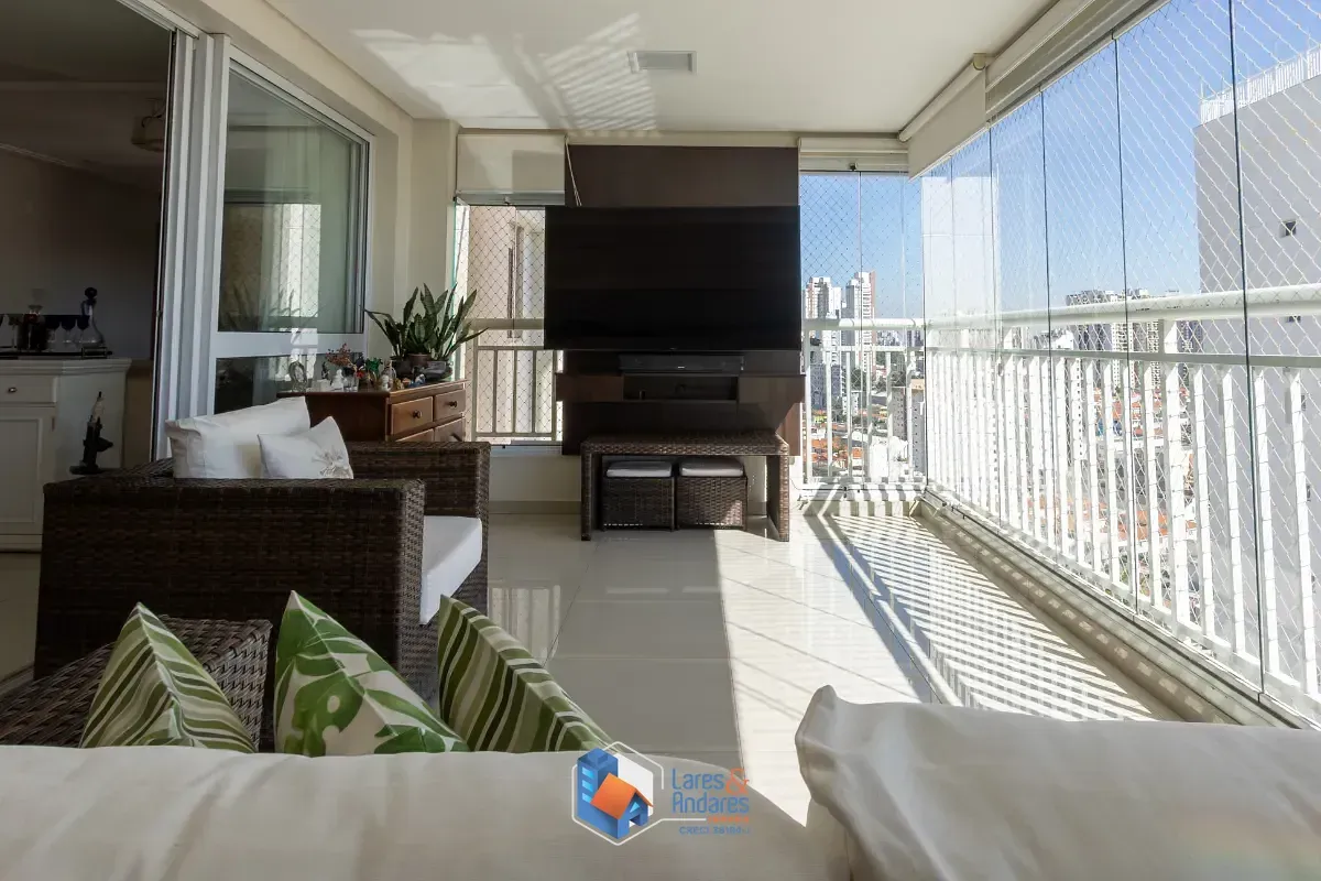 Imagem Apartamento para venda em Chácara Santo Antônio (Zona Leste) com 3 quartos, sendo 2 suítes, 179m²