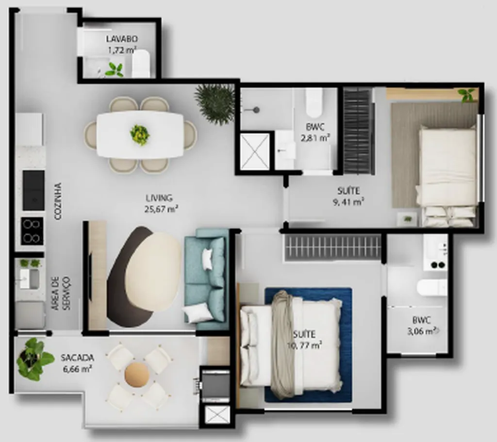 Imagem APARTAMENTO RESIDENCIAL em Balneário Camboriú - SC, Nações