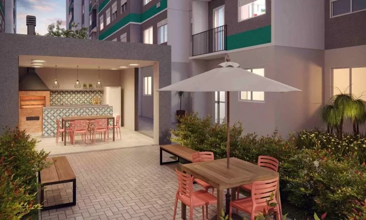 Imagem Apartamento Vibra Jurubatuba 2 dormitórios 37m² Jurubatuba São Paulo Avenida Engenheiro Eu...