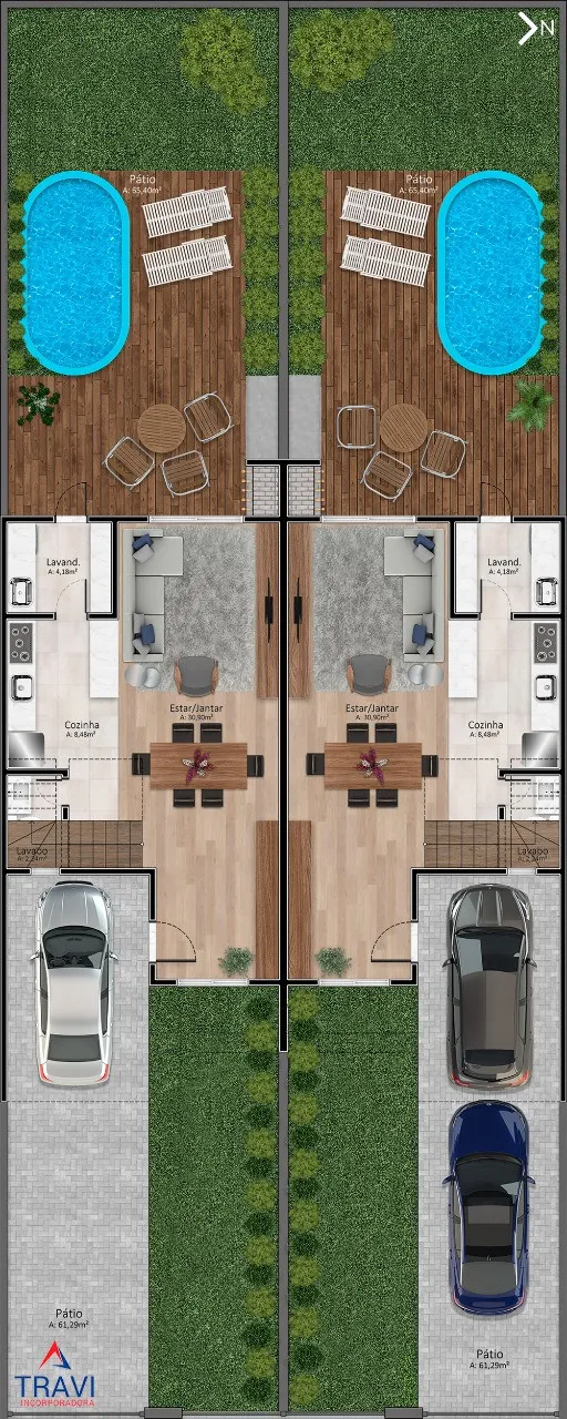 Imagem Sobrado Duplex 3 quartos para venda no bairro Santa Catarina em Caxias do Sul