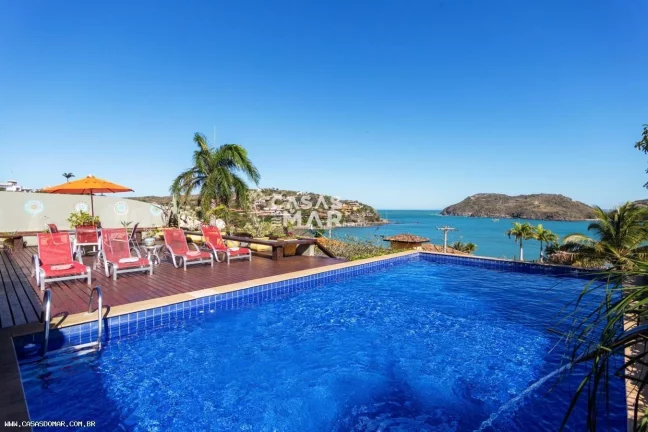 Foto do imóvel Casa Frente Mar para Temporada em Armação dos Búzios / RJ no bairro Ferradura