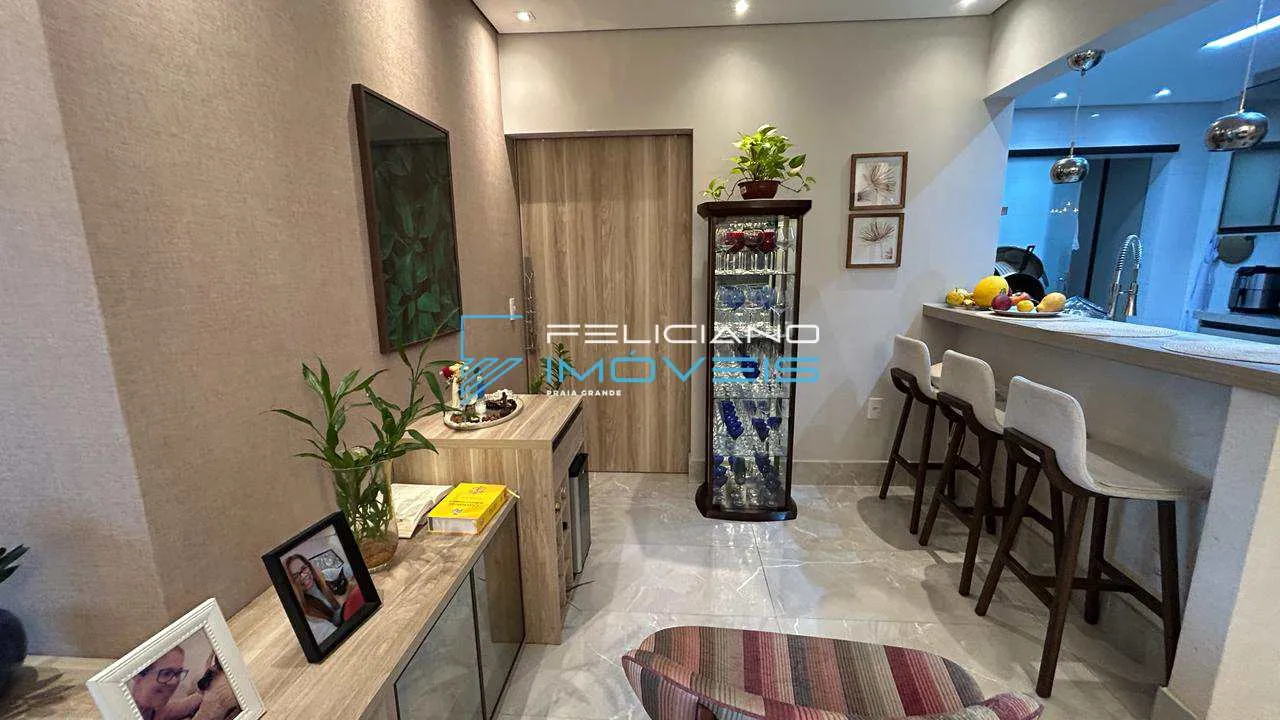 Imagem Apartamento com 2 quartos, Guilhermina, Praia Grande - R$ 699 mil, Cod: 7366