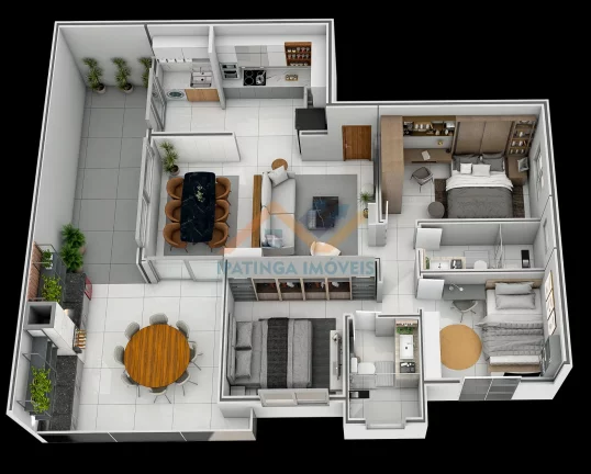 Imagem Apartamento no Imbaúbas - Ipatinga