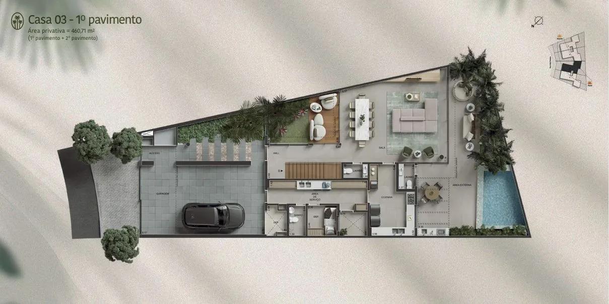 Imagem Casas Ibitá São Conrado: Luxo, Exclusividade e Alta Valorização