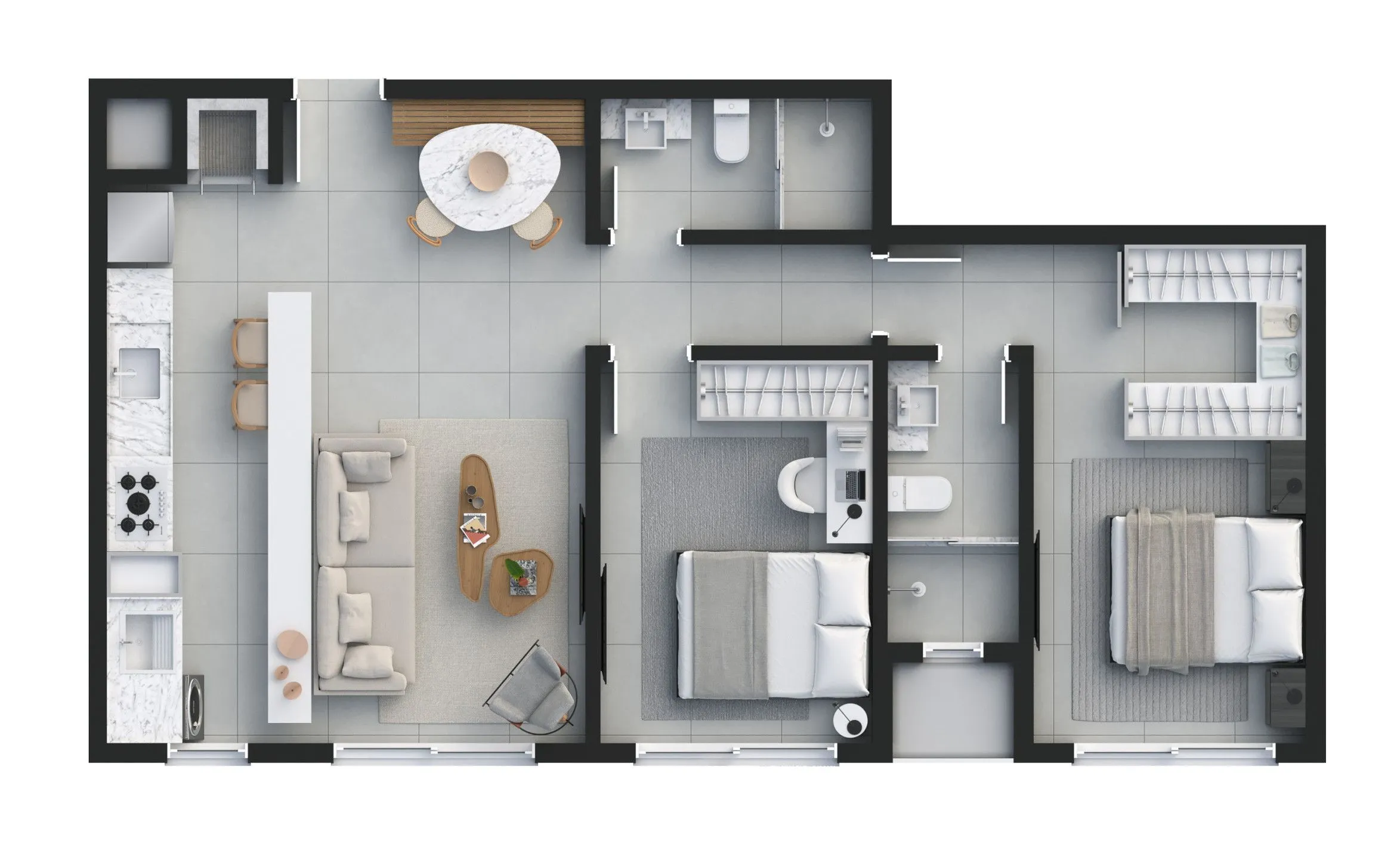 Imagem Apartamento à venda em Torres, Centro, com 3 quartos, 72.98m2