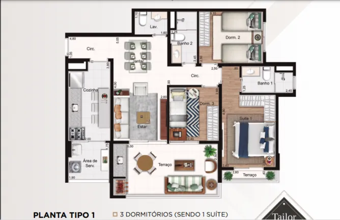 Imagem Apartamento com 3 Quartos à Venda, 86 m² em Vila Progresso - Guarulhos