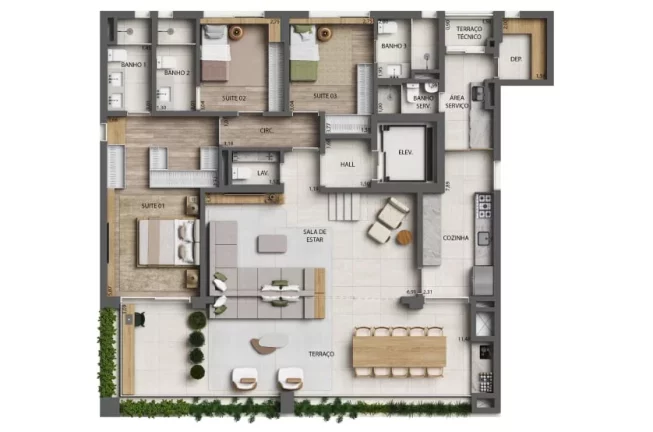 Imagem Apartamento à venda no bairro Moema - São Paulo/SP