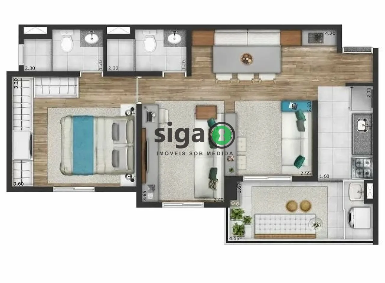Imagem Apartamento para venda no YOU GO VILA MARIANA, São Paulo - SP