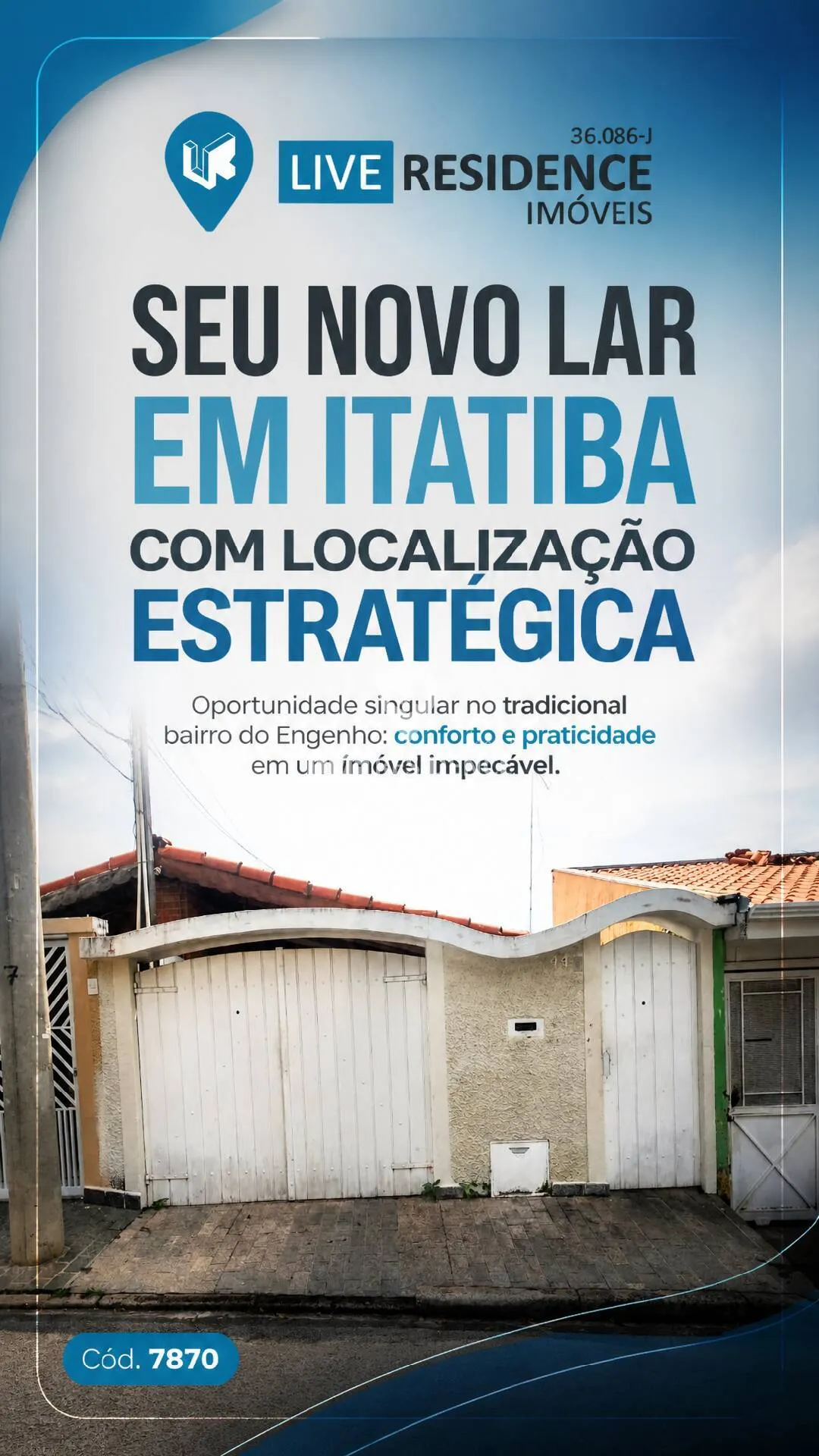 Imagem Casa à venda no bairro do Engenho! na cidade de Itatiba SP