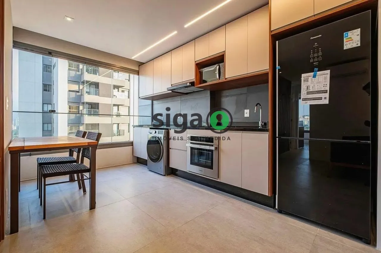 Imagem Apartamento mobiliado para locação em Pinheiros 01 dormitório, São Paulo - SP