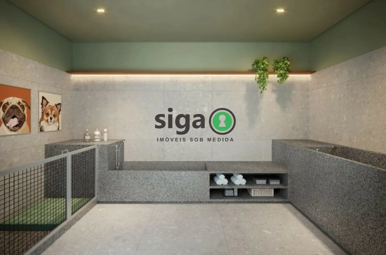 Imagem More na frente do metro Brooklin - 1 quarto com vaga na Roque Petroni!