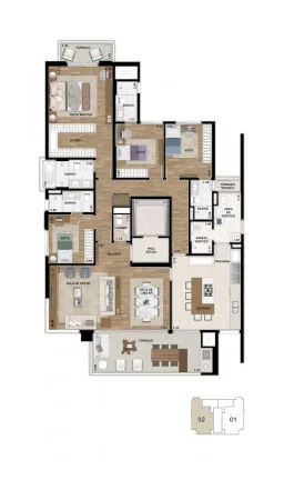 Imagem Apartamento com 4 Quartos à Venda, 200 m² em Alphaville Empresarial - Barueri