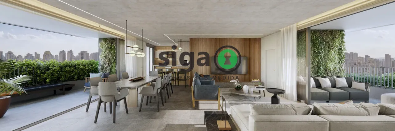 Imagem Apartamento 143m² 3 Suítes na Vila Olímpia com Varanda e 2 Vagas, Rua Funchal