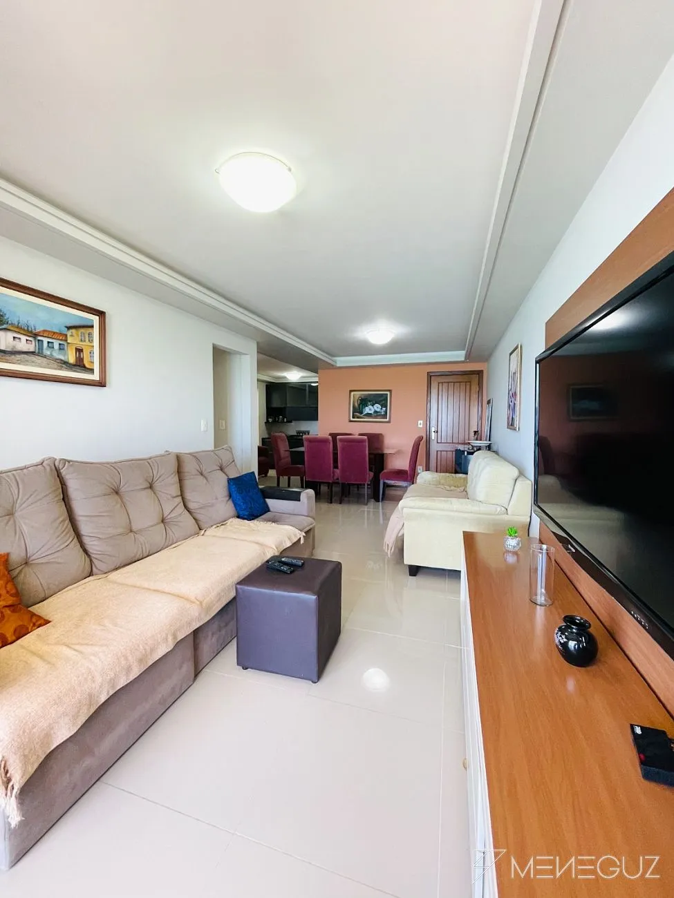Imagem APARTAMENTO 3 QUARTOS DE FRENTE TOTAL PARA O MAR DA PRAIA DO MORRO, TOTALMENTE MOBILIADO