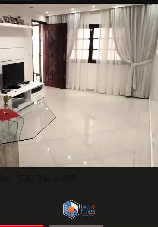 Imagem SOBRADO COM 3 DORMS (2 SUÍTES COM AR COND), 2 SALAS, COZ. COM COPA E ARMÁRIOS PLANEJADOS, QUINTAL LATERAL FECHADO. 4 VAGAS COBERTAS. VILA MIRANTE SP.