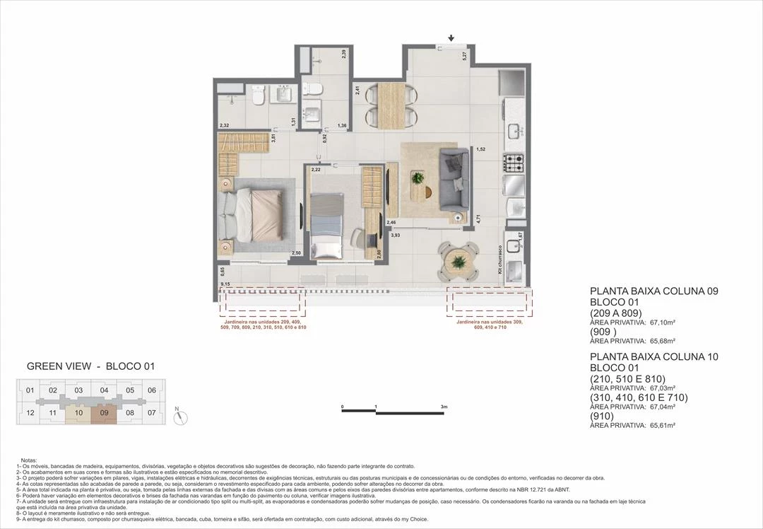 Foto do imóvel: Apartamento com 2 Quartos à Venda, 67 m² em Barra da Tijuca - Rio de Janeiro
