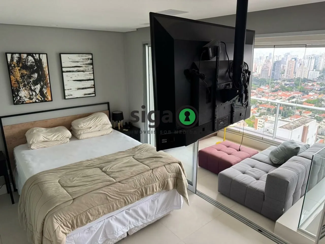 Imagem Apartamento Duplex com 68m², 1 suíte á venda por R$1.395.000 - Brooklin - São Paulo - SP
