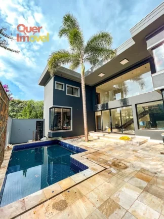 Imagem Casa de luxo em condomínio à venda em Ribeirão Preto-SP - Condomínio Arara Azul: 4 quartos, 4 suítes, 410m². Venha conhecer!
