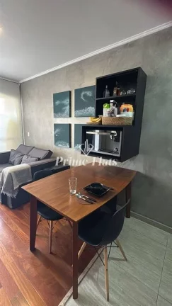 Imagem Flat disponível para venda no Condomínio Moema Top Life, com 32m², 1 dormitório e 1 vaga de garagem