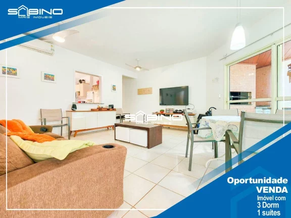 Foto do imóvel Apartamento à Venda no Edifício Carmel, com 3 dormitórios 113m², com 2 vagas - Riviera de São Lourenço