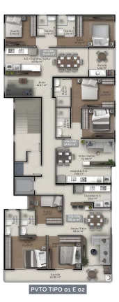 Imagem Micenas - Apartamento à venda no bairro Pedra Branca - Palhoça/SC