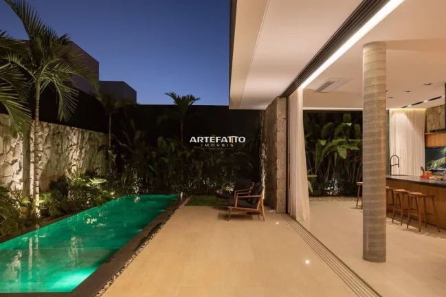 Imagem Casa de condomínio à venda, no Residencial São Vicente, em Franca, Chácara Espraiado, com 3 quartos, 350m2