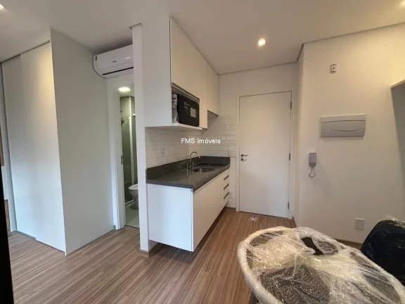 Imagem Apartamento para venda em São Paulo-SP, Pinheiros: 1 quarto, 1 sala, 1 banheiro, 24m² de área.