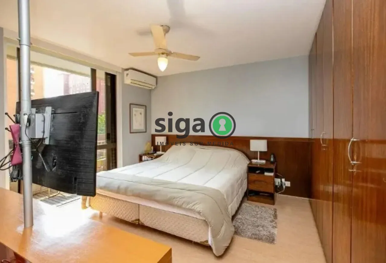 Imagem Apartamento no Itaim disponível para venda ou locação, de 225 m2, 3 quartos e 2 vagas.