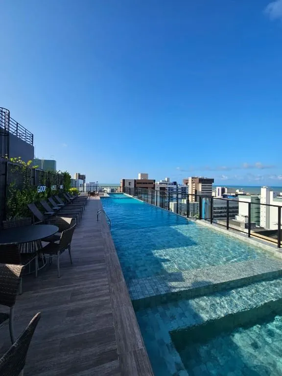 Imagem Flat com 1 dormitório à venda, 36 m² por R$ 749.995,00 - Tambaú - João Pessoa/PB
