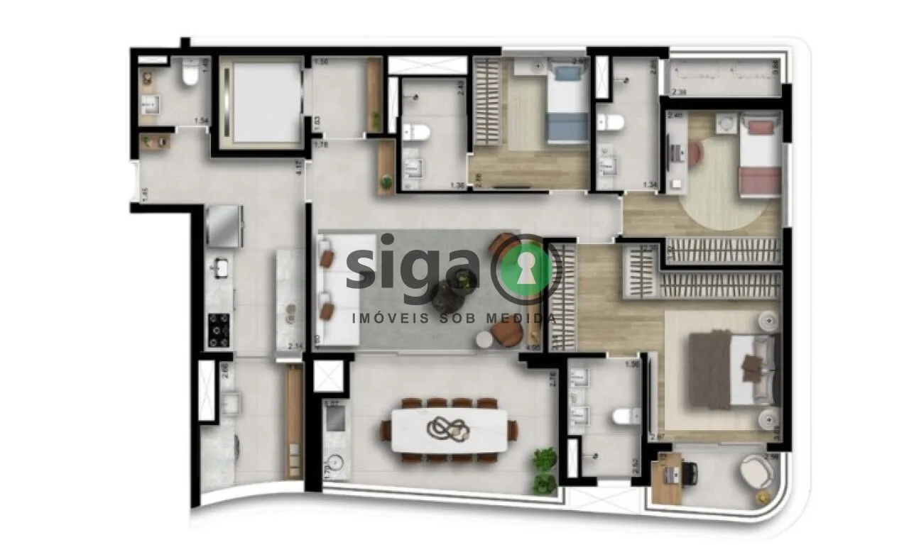 Imagem Apartamento para venda em Perdizes 03 suítes, São Paulo - SP
