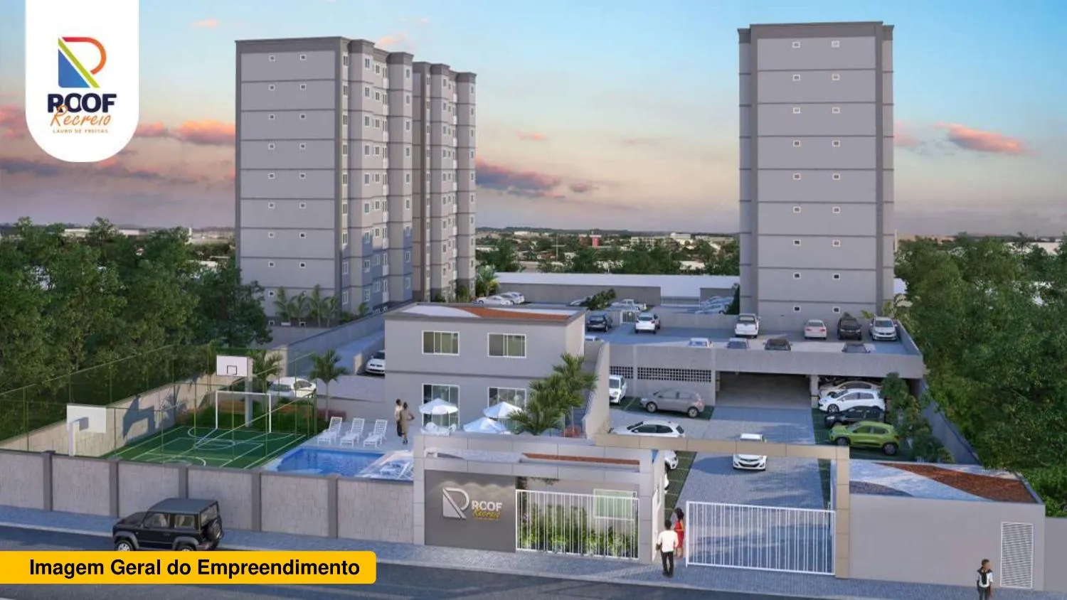 Imagem 2/4 com suíte a 800 metros do Parque Shopping em Lauro de Freitas