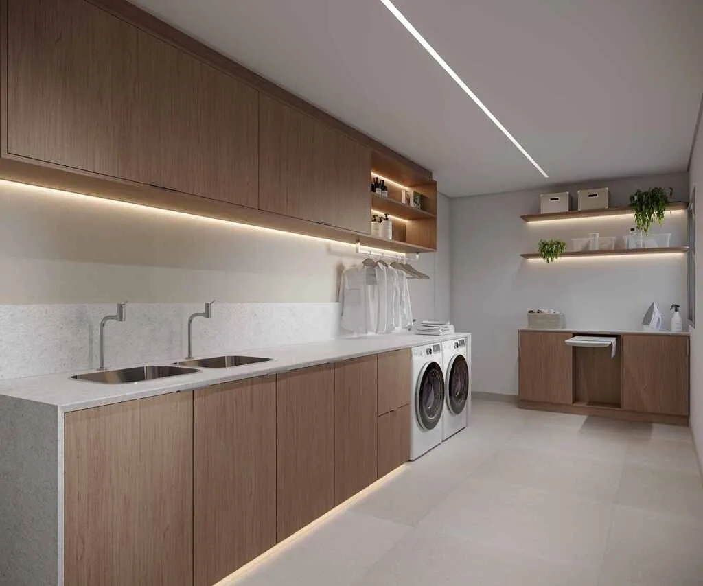 Imagem Um residencial que encanta tanto na arquitetura - com seu rooftop que permite o vislumbre panorâmic...