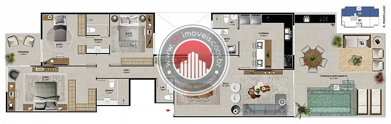 Imagem Apartamento a Venda no bairro Barra da Tijuca - Rio de Janeiro, RJ